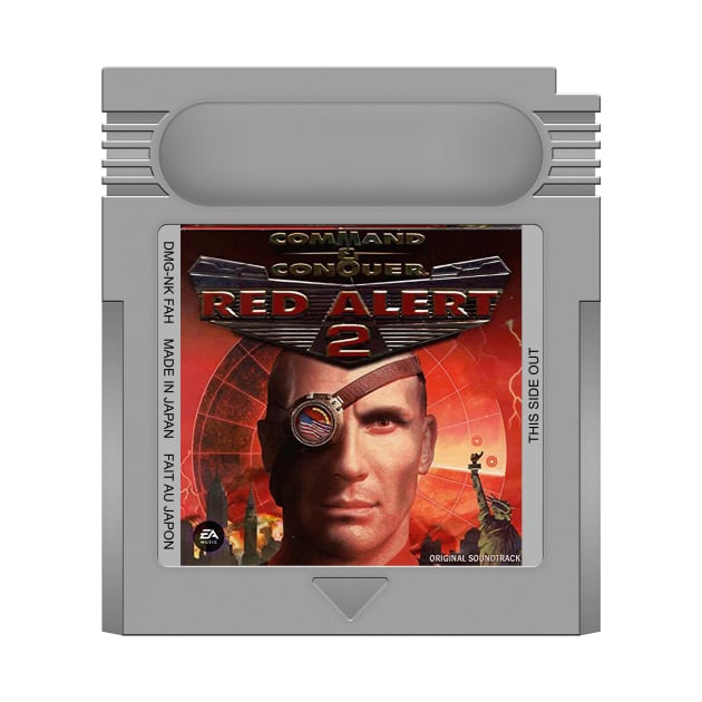 Red Alert 2 Game Cartridge by PopCarts