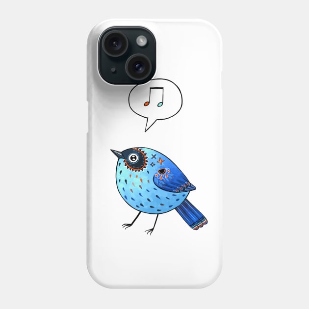 Blue Bird Phone Case by Freeminds
