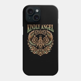 Kindly Angel with Ornaments and Wings Phone Case