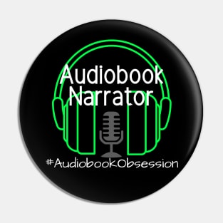 Audiobook Narrator Pin