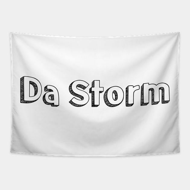 Da Strom / Typography Design Tapestry by Aqumoet