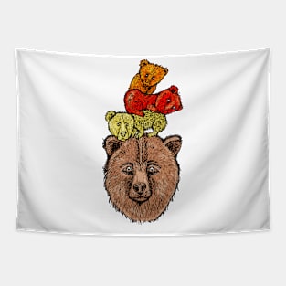 Bear Totem Tapestry