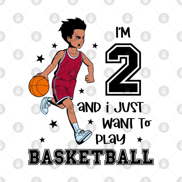 Boy plays basketball - I am 2 by Modern Medieval Design