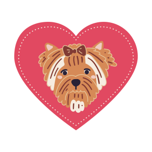 My Yorkshire Terrier is my Valentine T-Shirt