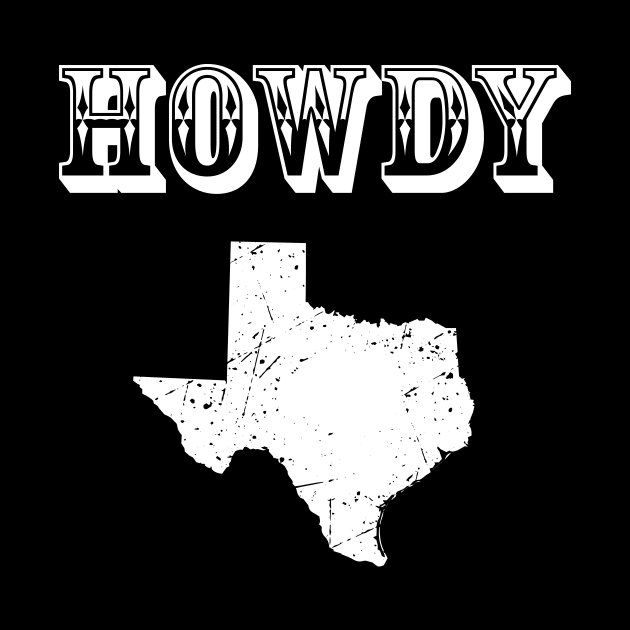 Howdy Texas Map by aniza