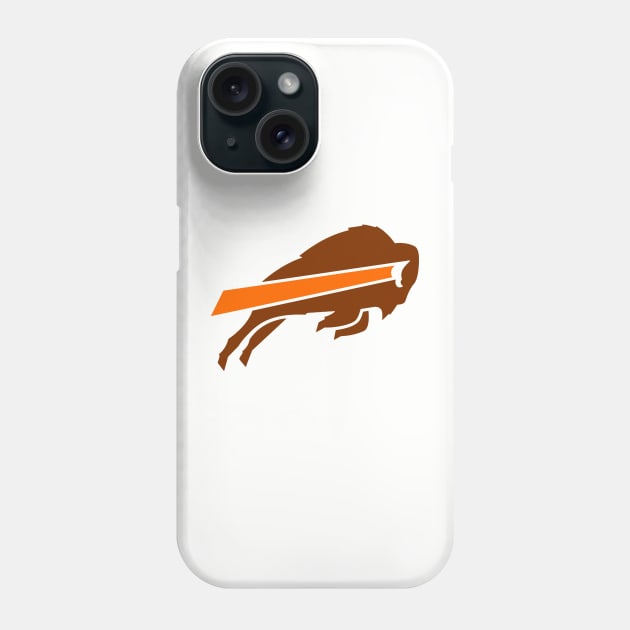 Cleveland Browns Buffalo Bills Fan Phone Case by Pastime Pros