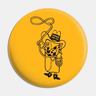 Twinkie The Kid - B & W Pin