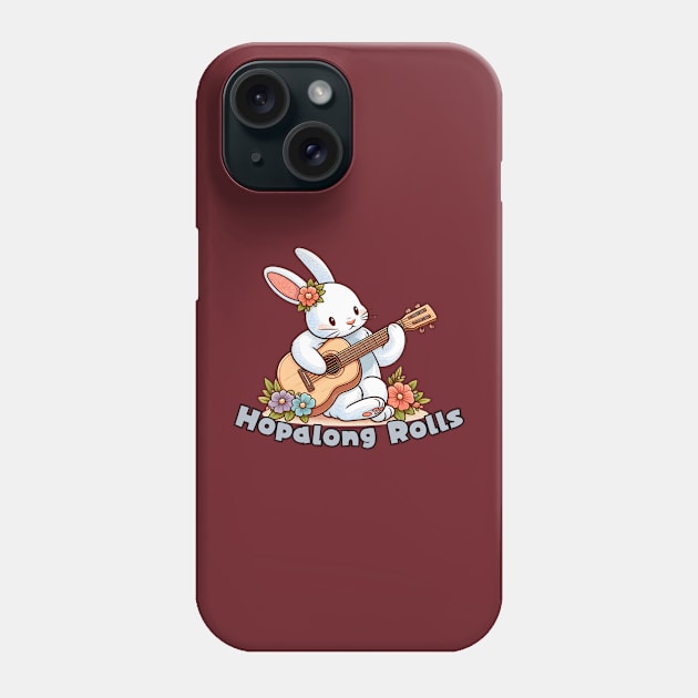 Rock and roll bunny Phone Case by Japanese Fever