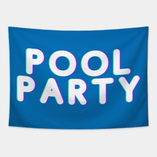 Fun summer pool party Tapestry