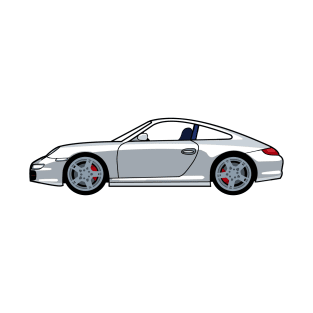 Porsche 911 997 Carrera S White Lobster Claw T-Shirt