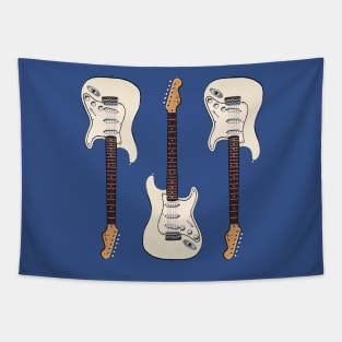 Triple Olympic White Stratocaster Tapestry