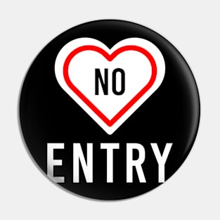 no entry Pin