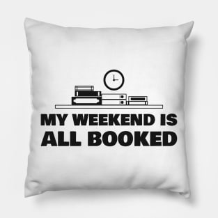 Book Lover Reading Books Bookworm Librarian Library Read Reader Pillow
