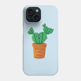 I'm stuck on you Cactus Phone Case