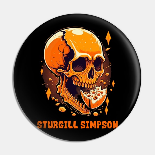 Orange Style Sturgill Simpson Pin by Hous One