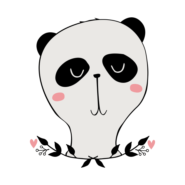 Little panda by spaghettis