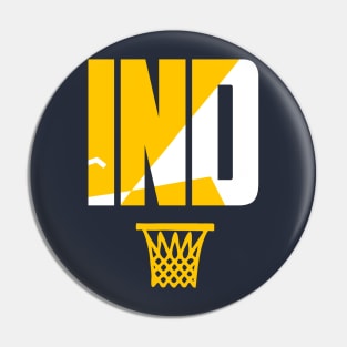 Throwback Indiana Basketball Pin