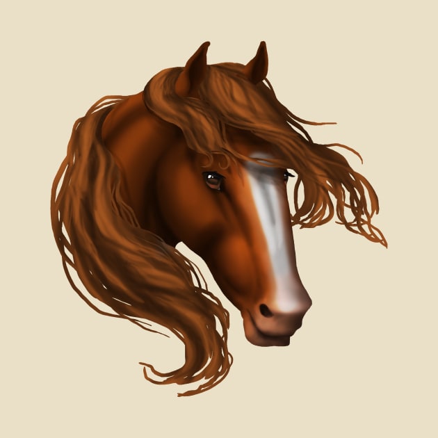 Horse Head - Sorrel Blaze by FalconArt