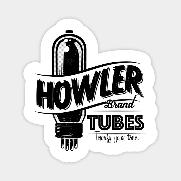 Old Howler Brand Vacuum Tube custom graphic Magnet by SerifsWhiskey