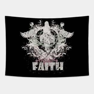 Faith Girl Angel Tapestry