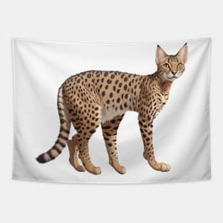 Savannah cat Tapestry