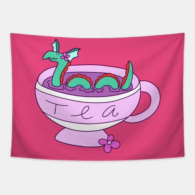 Dragon Tea Tapestry by saradaboru