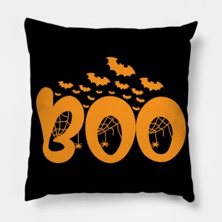 Boo with Bats Pillow