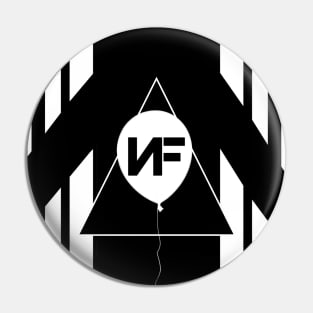 NF Geometric Balloon Logo Pin