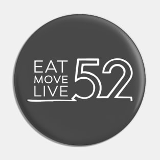 EatMoveLive52 Logo Pin