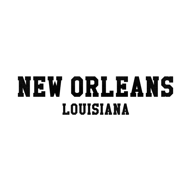 New Orleans, Louisiana - LA Sports Text by thepatriotshop