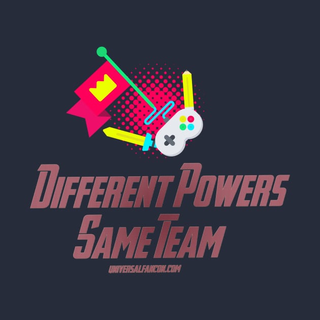 Different Powers Same Team by universalfancon