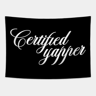 Certified yapper Shirt, Y2K Iconic Funny It Girl Meme Tapestry