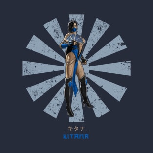 Kitana Retro Japanese Mortal Kombat T-Shirt