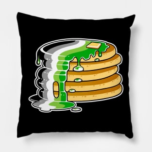 Aro Aromantic Pride Pancakes LGBT Pillow