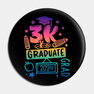Kids 3K Graduate 2024  3K kindergarten graduation Pin