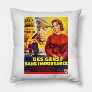 Jean Gabin - Françoise Arnoul - Henri Verneuil - MOVIE POSTER Pillow