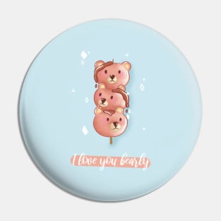 I love you bearly sweet bears dessert Pin