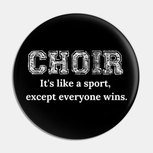 Choir v2 (bright/dark color compatible) Pin