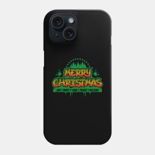 Joy Hope Love Peace Believe-Merry Christmas | Graffiti T Shirt Designs Phone Case