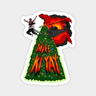 Die Hard Movie Nakatomi Christmas Tree Magnet