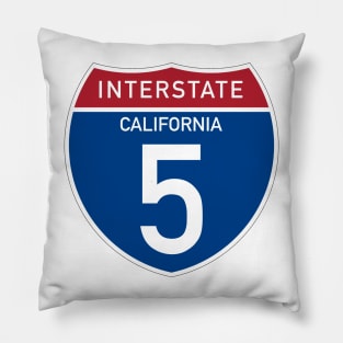 Interstate 5 - California Pillow