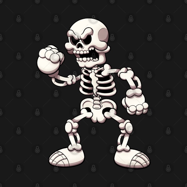 Angry Skeleton by TheMaskedTooner