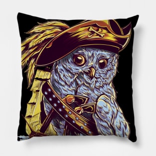 king owl in the sea Pillow