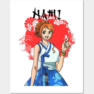 Anime One Piece Nami Straw Hat Merry Christmas Merchandise Prints Painting  Nordic Decoration Living Room Home Decor 08x12inch(20x30cm) : :  Home