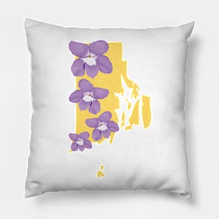 Rhode Island Violet Pillow