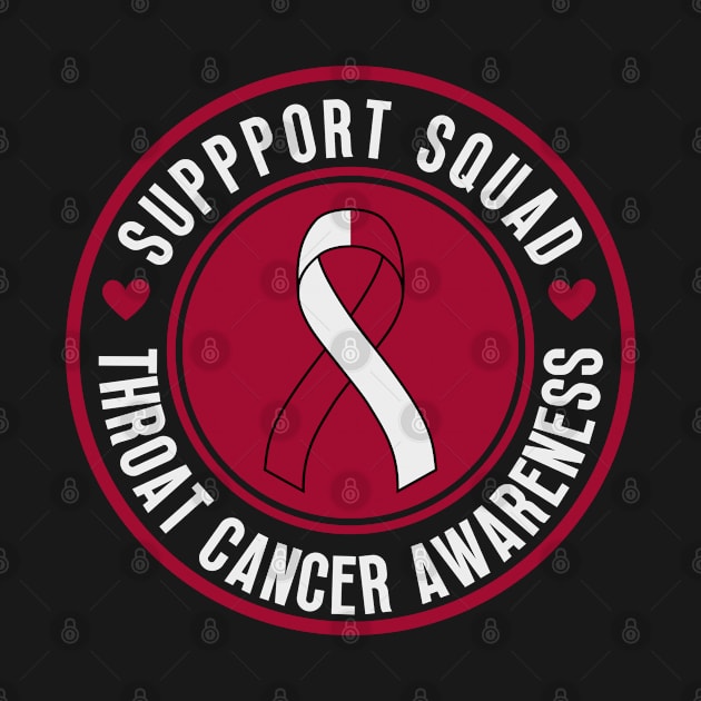 Support Squad Throat Cancer Awareness by oneduystore