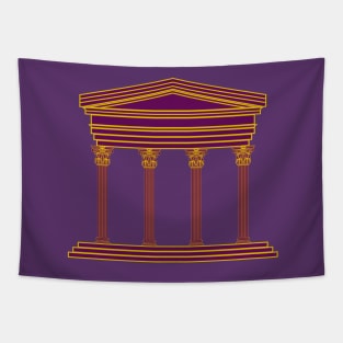 purple pantheon Tapestry