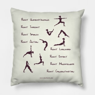 Noble Yoga Eightfold Path Pillow