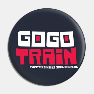 Sixties GoGo Train Pin