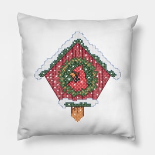 Christmas Cardinal Pillow